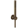 Kludi Nova Fonte - Set sprchovej hlavice, držiaka a hadice, kefovaný bronz 20850N1-15