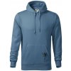Kopretina - dole na výšku - Mikina pánska Cape s kapucňou - XL ( Denim )