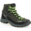 Turistická obuv SALEWA Trainer MID GTX Black - GoreTex Čierno-zelená 42