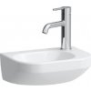 Laufen Lua - Umývadielko 36x25 cm, bez prepadu, otvor na batériu vpravo, biela H8150800001141