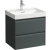 Laufen Skrinka s umývadlom Meda 58 cm, sivá prevádzka H4215720112661