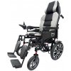 Zoela 6005XL Elektrický Invalidní vozík 52 cm polohovací Černý rám Šedé polstrování