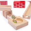 Hračka Bigjigs Toys Dřevěná kuličková dráha, barevná