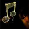 Beling 3D lampa, Nota, 7 farebná S99