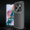 Xiaomi Redmi 14C Carbon Fiber Texturované nárazuvzdorné TPU čierne puzdrá na telefón