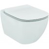 Ideal Standard Tesi - Závesné WC s doskou SoftClose, AquaBlade, biela T354601