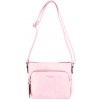 KATHY dámska crossbody koženková kabelka Ružová