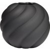 Váza Twist Ball, 20 cm, čierna - COOEE