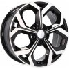 Racing Line Fe175 7X17 5X114,3 ET53 Polished + Black