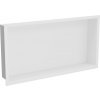 Kúpeľňová polica Mexen nástenná X-Wall-R nerezová oceľ biela 60 x 30 cm