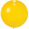 Svet balonku Guľatý pastelový balónik 80 cm žltý