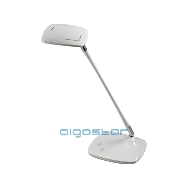 Aigostar Led stolná lampa 5W ovládanie jasu a farby svetla cez dotykový panel biely lesk 182038