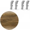 Spojka k soklu Naturel dub starý , PVC dĺžka 0,5 cm, výška hrany 56 mm, NATNGTF19