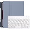 AppleKing puzdro s klávesnicou s okrúhlymi klávesmi a priestorom na Apple Pencil na iPad Pro 11