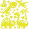 Svietiace samolepky na stenu 3D - DINO