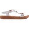 Shelvt Women's silver sandals with embellishments hnedá 37 Shelvt 0000296586936