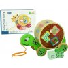 Lean Toys korytnačka na ťahanie triedič kociek