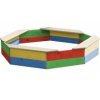 Marimex | Drevené pieskovisko osemhranné farebné | 11640198
