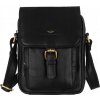 Peterson Pánska čierna kožená messenger taška [DH] PTN-372-NDM ONE SIZE