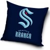 TipTrade Velurový vankúš NHL Seattle Kraken 40x40