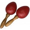 Stagg EGG-MA S/RD, pár vajíček, krátká rukojeť, červené