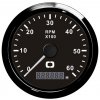 Otáčkoměr 0-6000 RPM černý