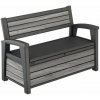KETER Záhradná lavica Deco Garden Bench Storm grey PE612057