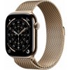 Apple Watch Series 11 Cellular 46 mm Zlatý titán so zlatým milánskym ťahom – M/L MFD84WF/A