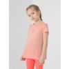 4F HJL22-JTSDF001 SALMON CORAL NEON Detské tričko EU 158/164 CORAL NEON
