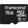 Karta TRANSCEND MicroSDHC 16GB Premium, Class 10 UHS-I 300x, bez adaptéra TS16GUSDCU1