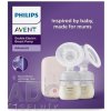 AVENT Elektr. ODSÁVAČKA MLIEKA DUO Advanced (SCF397/31) (2ks fľaša 125 ml, 5ks vrecko na materské mlieko 180 ml) 1x1 set