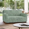 GA.I.CO poťahy FUCO biobavlna mätové dvojkreslo 120 - 160 cm