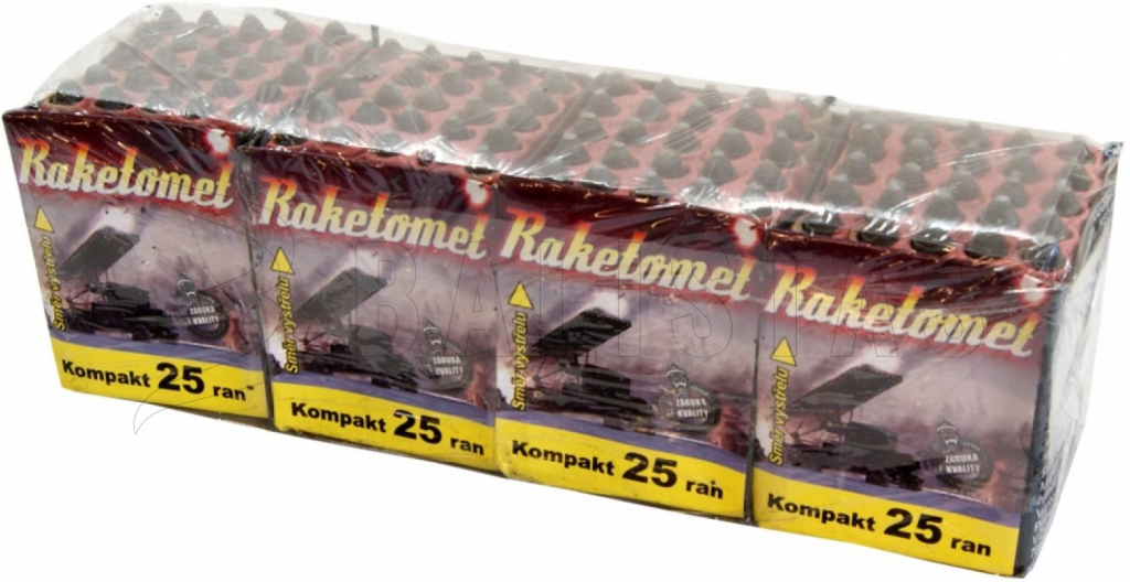 Kompaktný raketomet 25 ran 4 ks