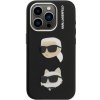 Karl Lagerfeld Grained K&CH Heads kryt pre iPhone 15 Pro Max - čierny 57983125019 - možnosť vrátiť tovar ZADARMO do 30tich dní