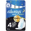 Always Maxi Night nočné hygienické vložky s krídelkami 6 ks