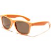 Retro Dámske Slnečné okuliare wayfarer PASTEL Oranžové
