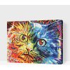 Vymalujsisam.sk Maľovanie podľa čísiel - Farebná mačka 3 Veľkosť: 40x50cm, Rám: Na plastovej doske