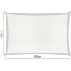 Lazy Momo Slnečný Obdĺžnik basic 3x4 m Farba: Biela