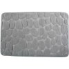 MSV Kúpeľňová predložka Pebbles 40 × 60 cm sivá