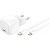 Belkin BOOST CHARGE™ 30W USB-C Power Delivery PPS nástenná nabíjačka + 1m USB-C na lightning kábel, biela