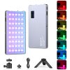 PULUZ LED Full Colour RGB Beauty Fill Light Vreckové svetlo na fotografovanie vlogov