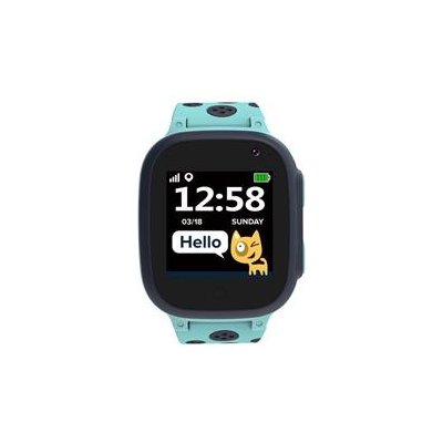 CANYON smart hodinky Sandy KW-34 BLUE/GREY,1,44 , Nano SIM, SOS tlačítko, GPS+LBS, kamera, volání, perimetr