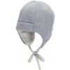 STERNTALER Čiapka na zaväzovanie zimná recyklovaný materiál smoke gray uni veľ. 43 cm- 5-6 m