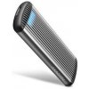 AXAGON EEM2-SA, USB micro-B 3.2 Gen 1 - M.2 SATA SSD kovový RIBBED box, bezšroubkový