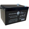 Akumulátor AGM 12V 15Ah POWERBAT pre autíčko UPS bicykel vozidlo CCTV alarm