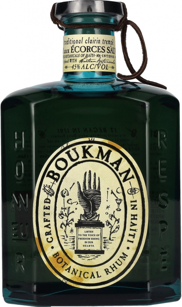 Boukman Botanical Rhum 45% 0,7 l (čistá fľaša)