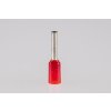 Tracon Červená izolovaná lisovacia dutinka L=25mm 1x1,5mm E115
