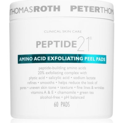 Peter Thomas Roth Peptide 21 Amino Acid exfoliačné vankúšiky pre vyhladenie pleti a minimalizáciu pórov 60 ks