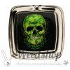 WeedShop Sklenený hranatý popolník - Cannabis Skull Varianty: Cannabis Skull