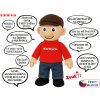 Panáčik Brniak hovoriaci hantecom 0 m+ 32 cm